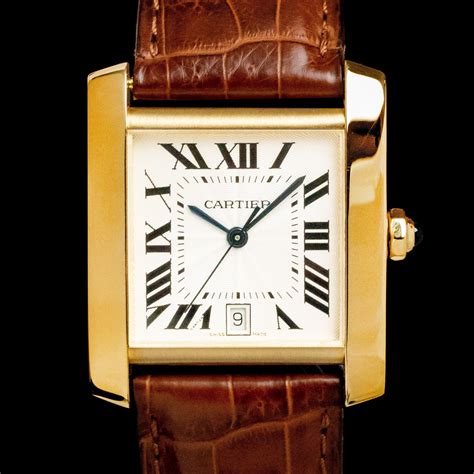 tank watches cartier|cartier tank francaise watch.